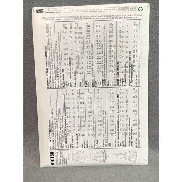 Simplicity Vintage 1950s Dress Pattern R10150 Size 4-12 Flirty & Fabulous - Picture 2 of 2